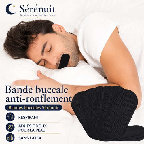 Mouth Tape × 30 — Patch Buccal Anti-Ronflement